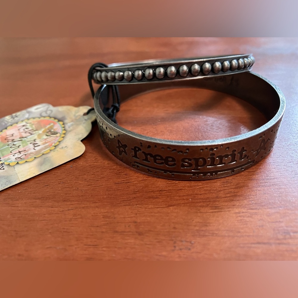 Kelly Rae Roberts Message Bangle Set